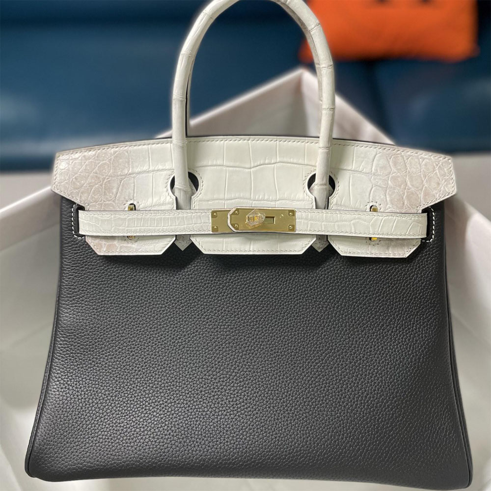 HERMÈS HS7003 LADY'S BAG !!!ATTENTION!!! REAL CROCODILE SKIN!!!