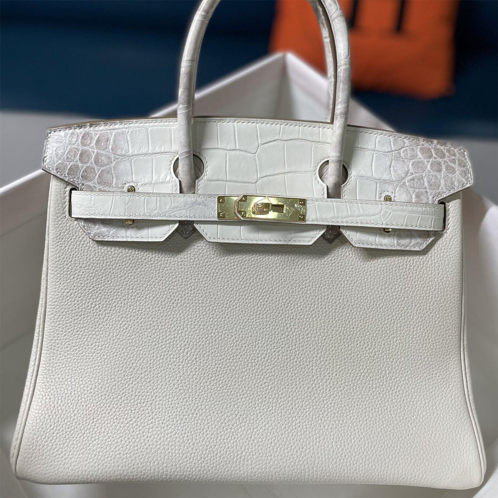 HERMÈS HS7003 LADY'S BAG !!!ATTENTION!!! REAL CROCODILE SKIN!!!