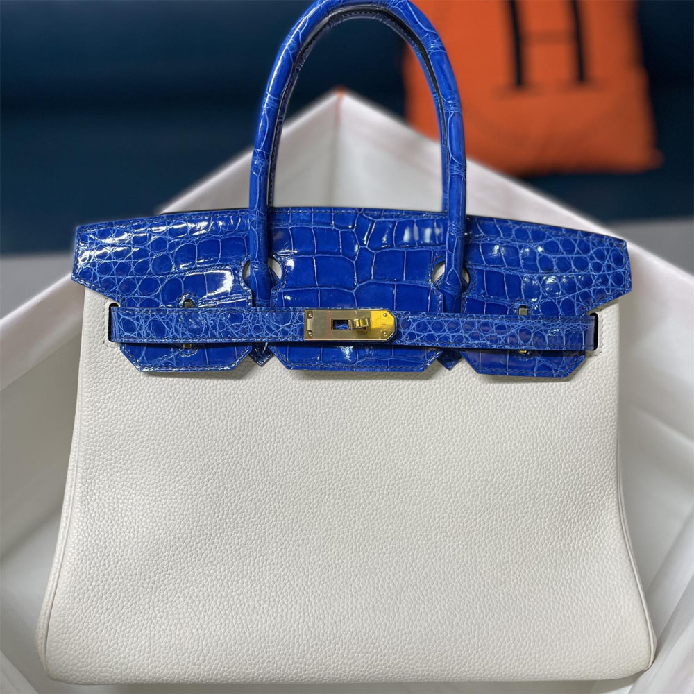 HERMÈS HS7003 LADY'S BAG !!!ATTENTION!!! REAL CROCODILE SKIN!!!