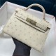 HERMÈS HS7007 LADY'S BAG !!!ATTENTION!!! REAL OSTRICH SKIN!!!