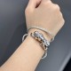 CARTIER CRJ8001 LADY'S BRACELET 925 STERLING SILVER