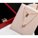 CARTIER CRJ8003 LADY'S NECKLACE AND EARRINGS SET ZIRCON