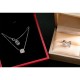 CARTIER CRJ8003 LADY'S NECKLACE AND EARRINGS SET ZIRCON