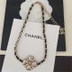 CHANEL APJ4001 NECKLACE ARTIFICIAL DIAMOND AND BRASS MATERIAL