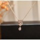 CHANEL APJ4004 NECKLACE ARTIFICIAL DIAMOND LADY'S JEWELRY