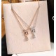 CHANEL APJ4004 NECKLACE ARTIFICIAL DIAMOND LADY'S JEWELRY