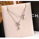 CHANEL APJ4004 NECKLACE ARTIFICIAL DIAMOND LADY'S JEWELRY