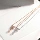 CHANEL APJ4004 NECKLACE ARTIFICIAL DIAMOND LADY'S JEWELRY