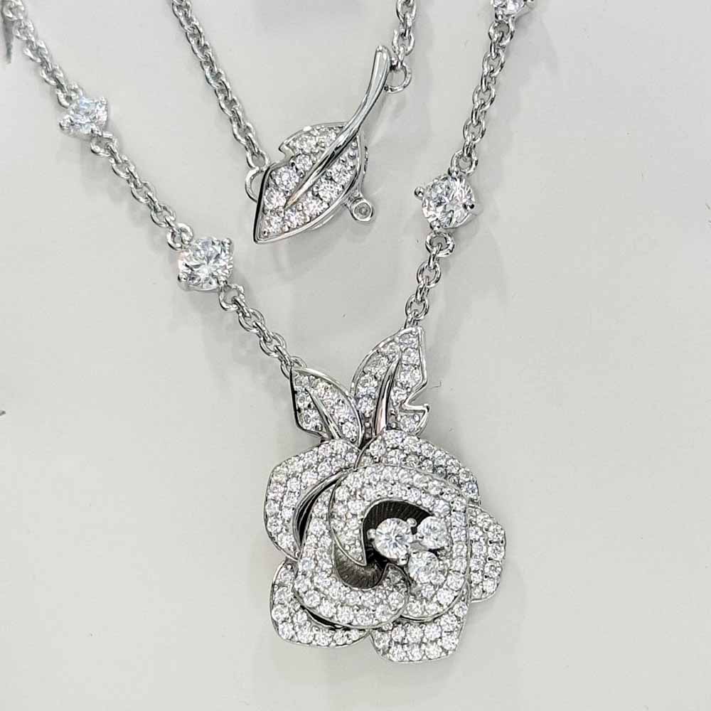 DIOR DRJ6001 LADY'S NECKLACE 925 STERLING SILVER