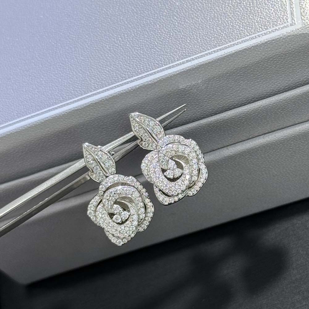 DIOR DRJ6002 LADY'S EARRINGS 925 STERLING SILVER