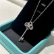 TIFFANY TYJ5003 NECKLACE 925 STERLING SILVER AND ARTIFICIAL DIAMOND