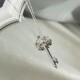 TIFFANY TYJ5003 NECKLACE 925 STERLING SILVER AND ARTIFICIAL DIAMOND