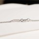 TIFFANY TYJ5006-1 NECKLACE WITH ARTIFICIAL DIAMOND