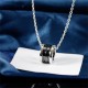 TIFFANY TYJ5008 NECKLACE 925 STERLING SILVER AND ARTIFICIAL DIAMOND