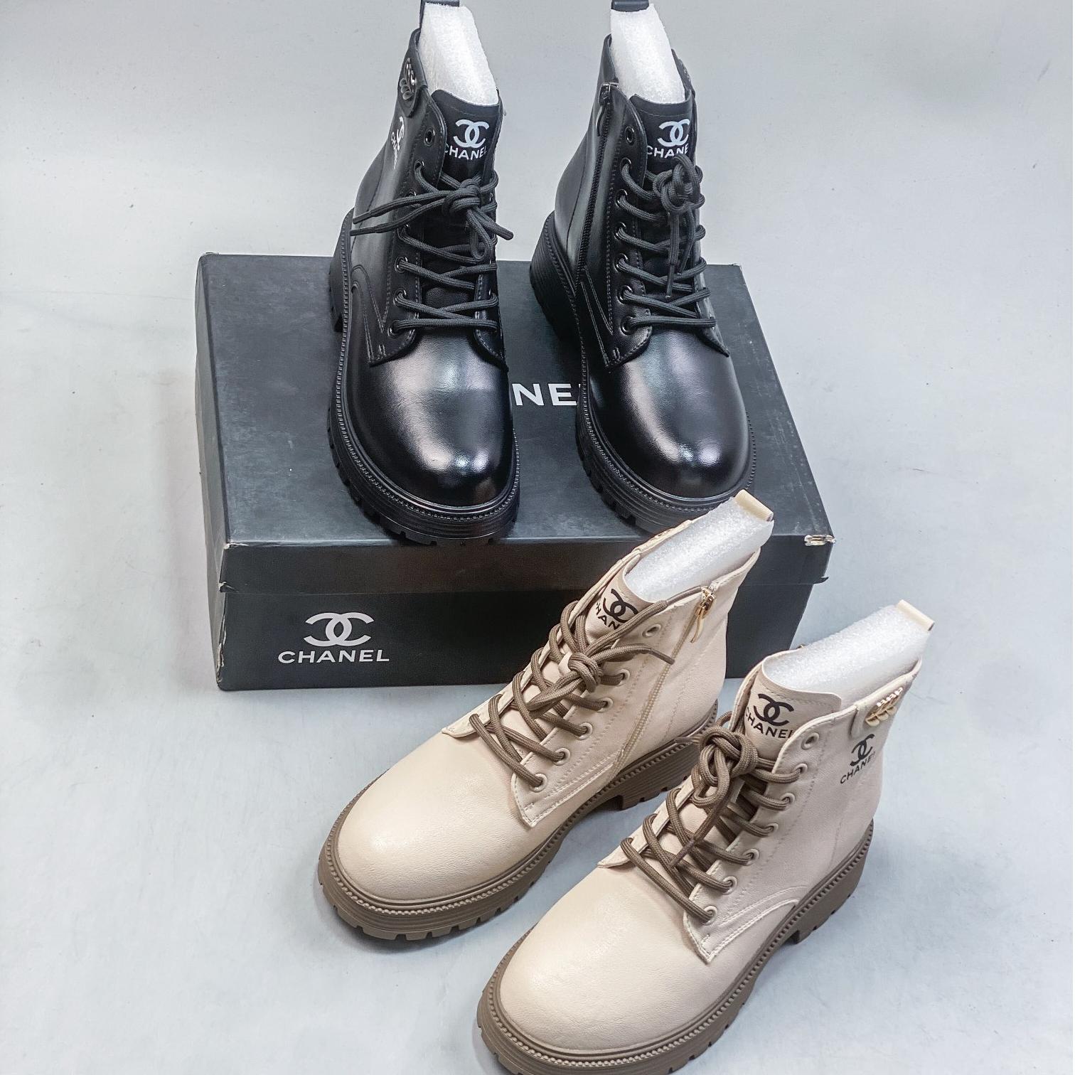 CHANEL CLS298099 LAYD'S MID-TOP DOC MARTENS EU35-40