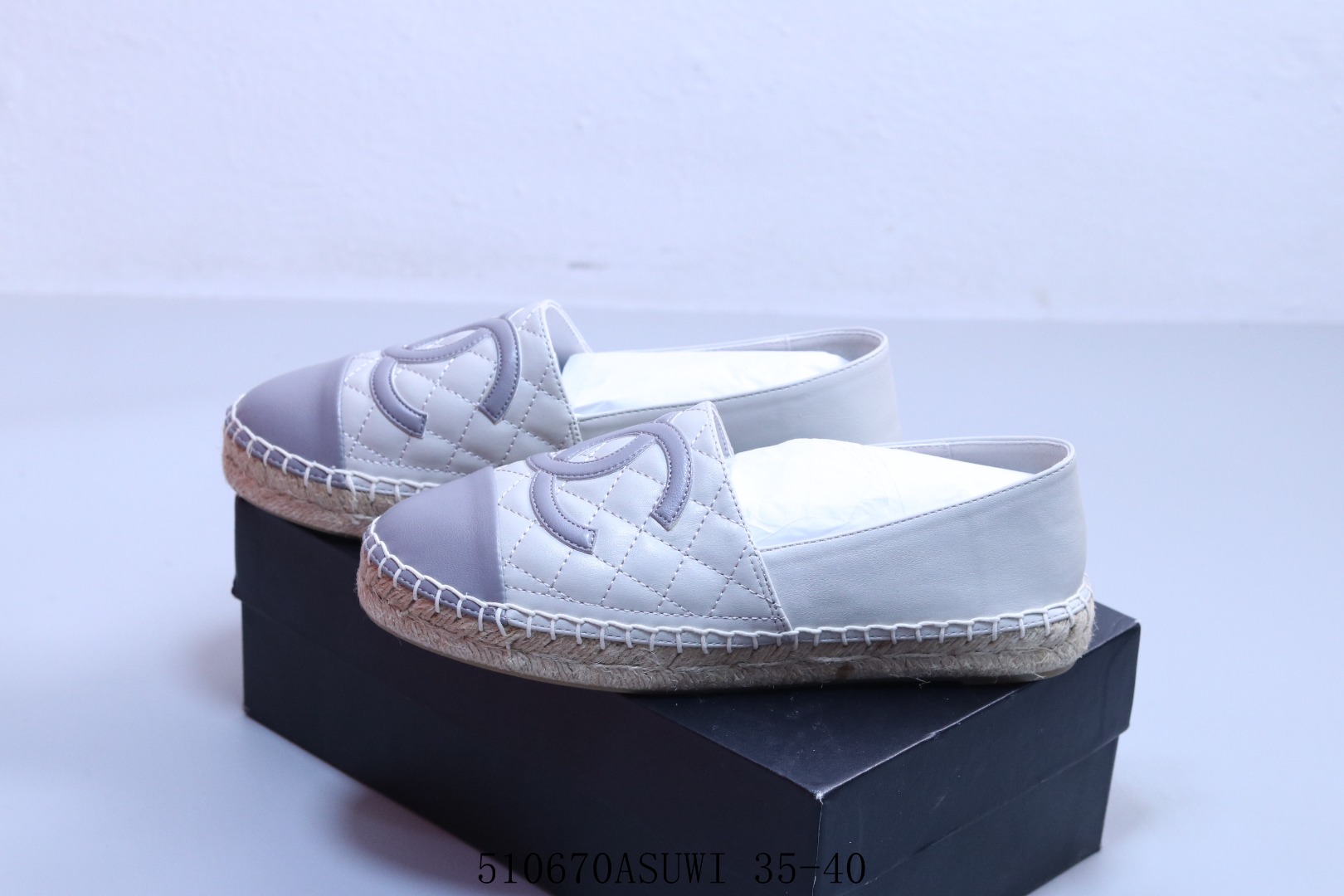 CHANEL CLS508892-1 LAYD'S SLIPPER ESPADRILLE SHOES EU35-40