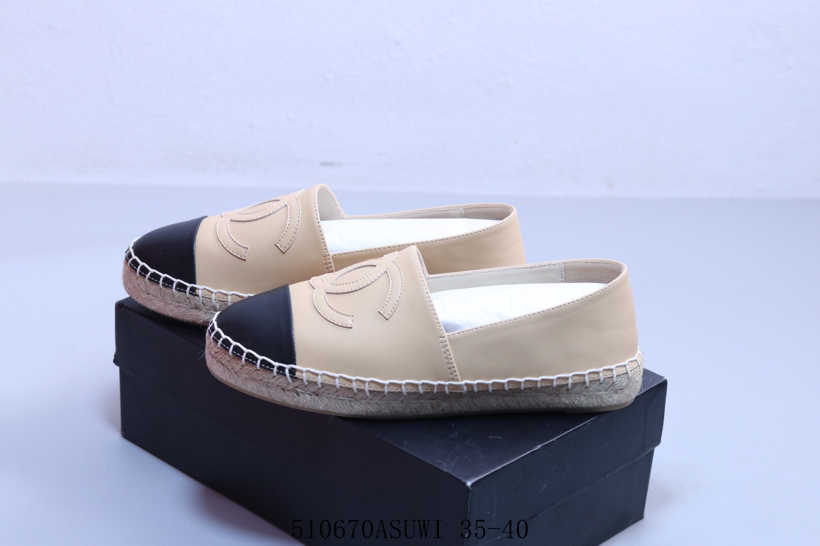 CHANEL CLS508892-1 LAYD'S SLIPPER ESPADRILLE SHOES EU35-40