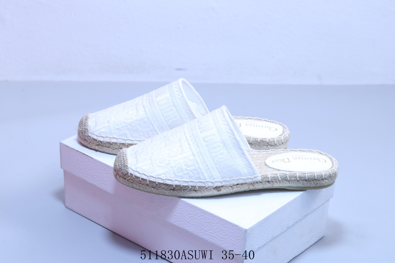 CHANEL CLS508892-2 LAYD'S SLIPPER ESPADRILLE SHOES EU35-40