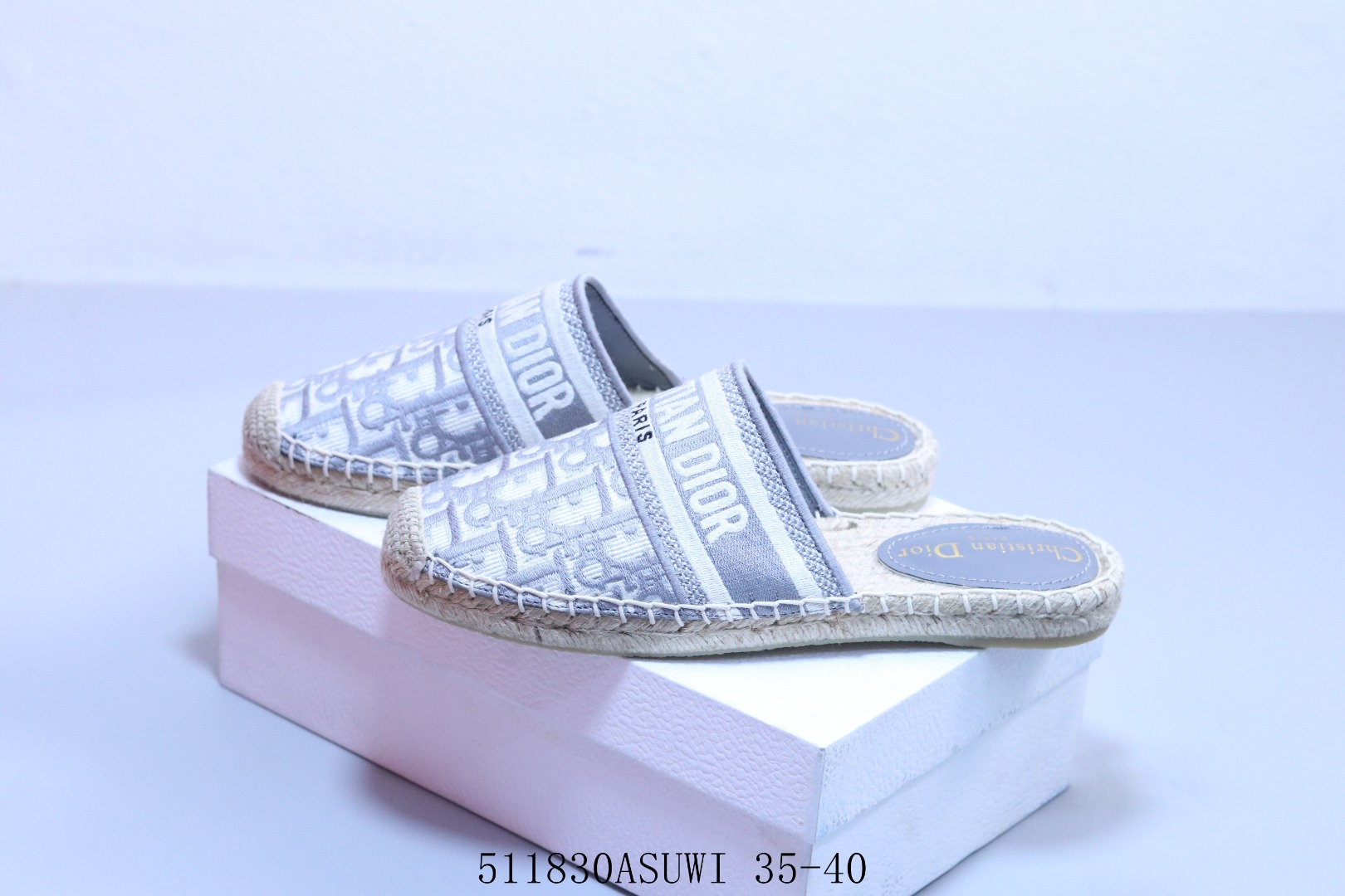 CHANEL CLS508892-2 LAYD'S SLIPPER ESPADRILLE SHOES EU35-40